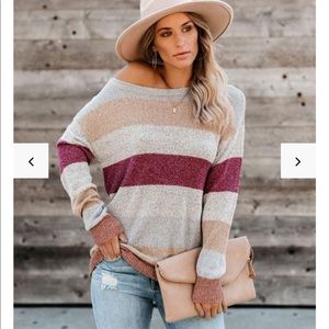 ⛵️Stitch in Time Striped Sweater